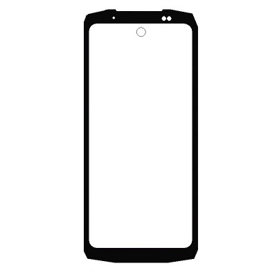 Replacement Front Glass For Ulefone Armor Mini 20t Pro White By - Maxbhi Com