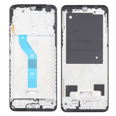 Lcd Frame Middle Chassis For Xiaomi Redmi A3 Pro Blue By - Maxbhi Com