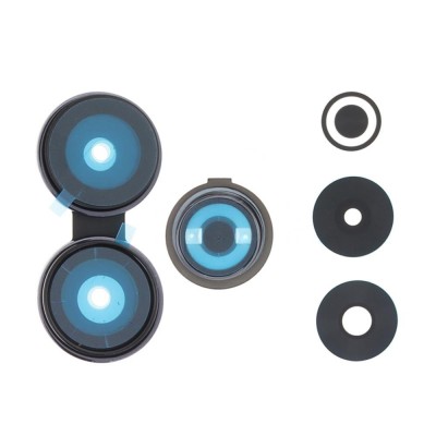 Camera Lens Glass With Frame For Xiaomi Poco M6 4g Black By - Maxbhi Com