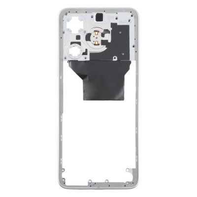 Middle Frame Ring Only For Xiaomi Redmi Note 13r Silver By - Maxbhi Com