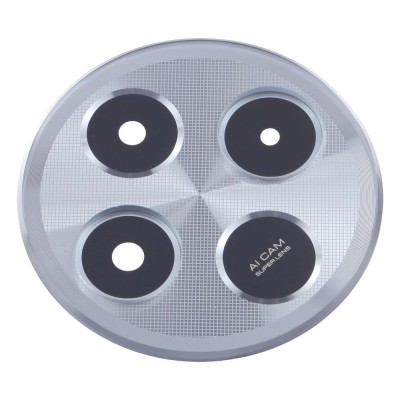 Camera Lens Glass With Frame For Xiaomi Redmi 14r 5g White By - Maxbhi Com