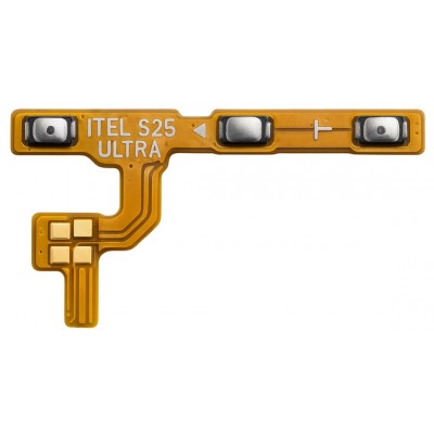 Power Button Flex Cable For Itel S25 Ultra On Off Flex Pcb By - Maxbhi Com
