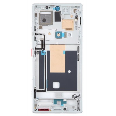 Lcd Frame Middle Chassis For Zte Nubia Z70 Ultra White By - Maxbhi Com