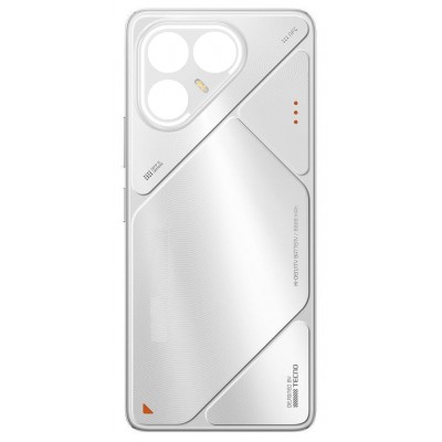 Back Panel Cover For Tecno Pova 7 5g White - Maxbhi Com