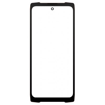 Replacement Front Glass For Blackview Oscal Pilot 2 Black By - Maxbhi Com