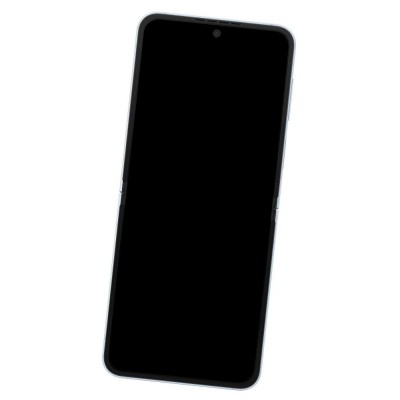 Lcd Frame Middle Chassis For Samsung Galaxy Z Flip7 Blue By - Maxbhi Com