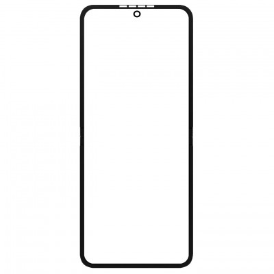 Replacement Front Glass For Samsung Galaxy Z Flip7 Fe White By - Maxbhi Com