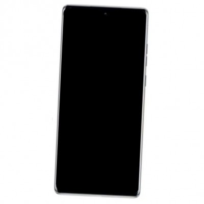 Camera Lens Glass with Frame for Motorola S50 Neo Black