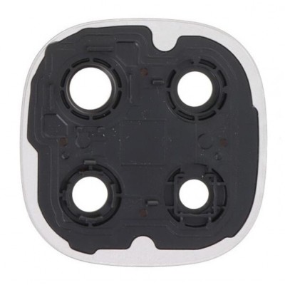 Camera Lens Glass With Frame For Xiaomi Redmi Note 14 Pro 4g White By - Maxbhi Com