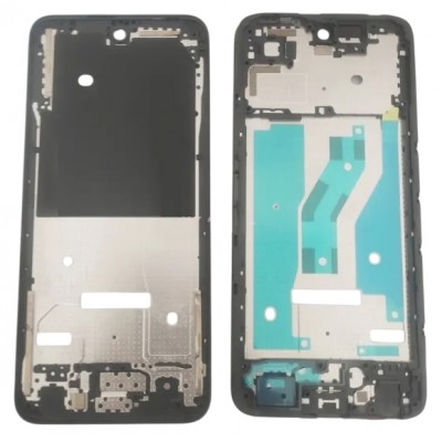Lcd Frame Middle Chassis For Infinix Smart 10 White By - Maxbhi Com