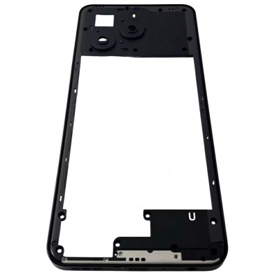 Middle Frame Ring Only For Ulefone Note 20 Pro Black By - Maxbhi Com