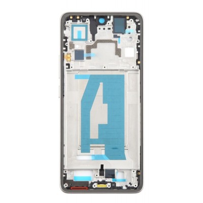 Lcd Frame Middle Chassis For Xiaomi 14t White By - Maxbhi Com