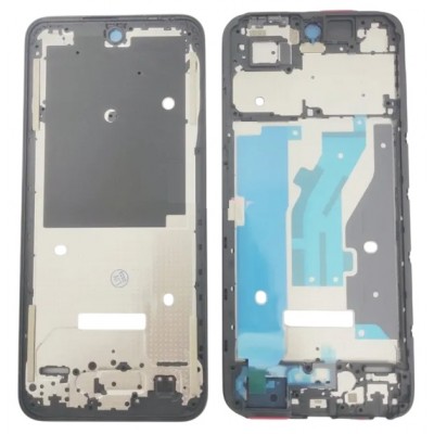 Lcd Frame Middle Chassis For Tecno Spark Go 1s Black By - Maxbhi Com
