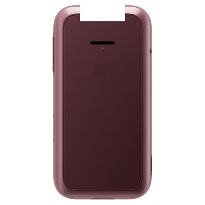 Back Panel Cover For Hmd 2660 Flip Red - Maxbhi Com