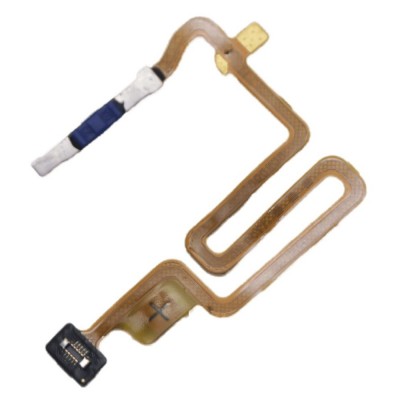 Fingerprint Sensor Flex Cable For Oppo A55 Blue By - Maxbhi Com