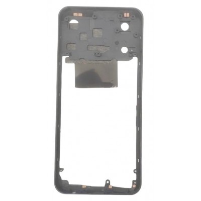 Middle Frame Ring Only For Vivo Y02s Black By - Maxbhi Com