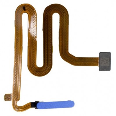 Fingerprint Sensor Flex Cable For Realme X3 Blue By - Maxbhi Com
