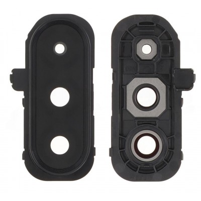 Camera Lens Glass With Frame For Samsung Galaxy A17 5g Black By - Maxbhi Com