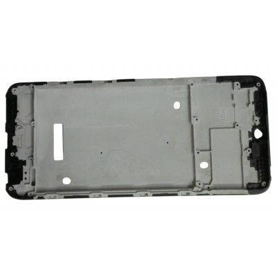 Lcd Frame Middle Chassis For Infinix Smart 7 India Black By - Maxbhi Com