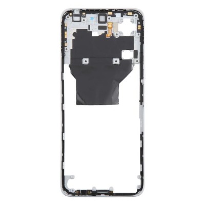 Middle Frame Ring Only For Xiaomi Redmi Note 13r Silver By - Maxbhi Com