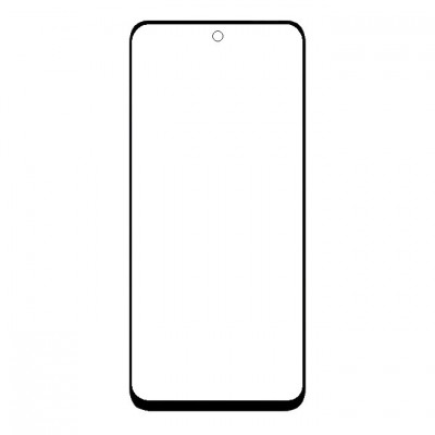 Replacement Front Glass For Infinix Hot 60i 5g Black By - Maxbhi Com