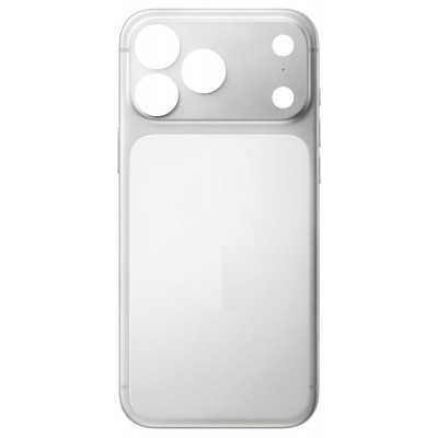 Back Panel Cover For Apple Iphone 17 Pro Max Silver - Maxbhi Com