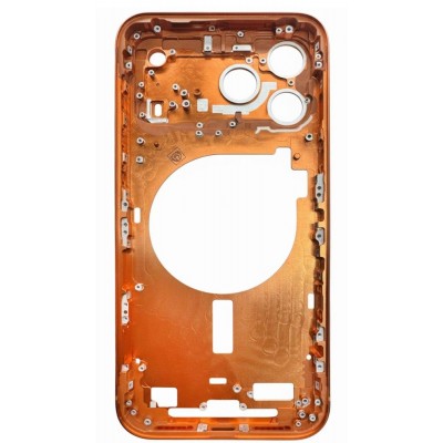 Lcd Frame Middle Chassis For Apple Iphone 17 Pro Max Orange By - Maxbhi Com
