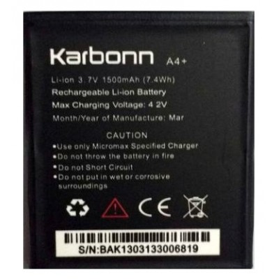 Battery For Karbonn A4 Plus By - Maxbhi Com