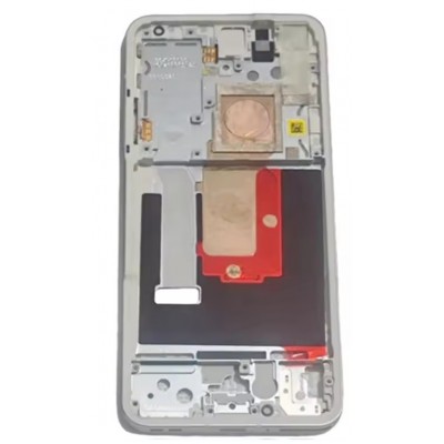 Lcd Frame Middle Chassis For Asus Zenfone 10 White By - Maxbhi Com