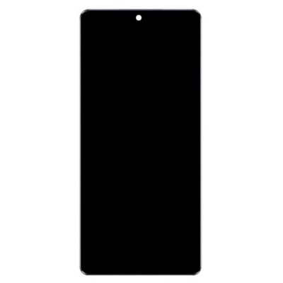 Lcd With Touch Screen For Lava Blaze X 5g Black By - Maxbhi Com