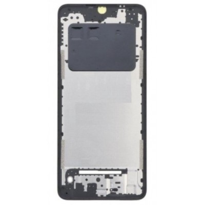 Lcd Frame Middle Chassis For Samsung Galaxy M05 Black By - Maxbhi Com