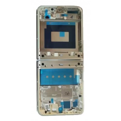 Lcd Frame Middle Chassis For Motorola Razr 50 Orange By - Maxbhi Com