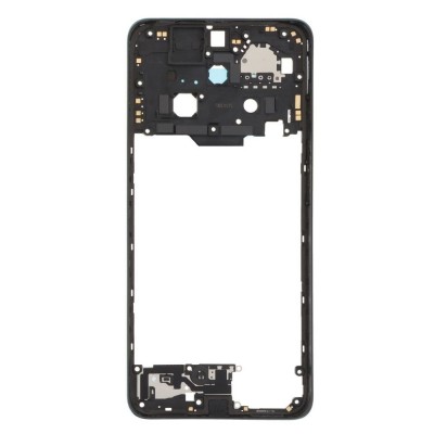 Middle Frame Ring Only For Oppo Reno12 F 5g Black By - Maxbhi Com