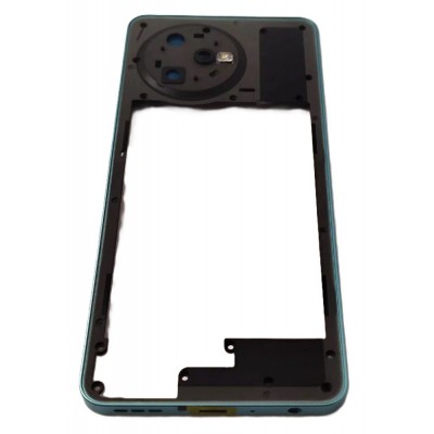 Middle Frame Ring Only For Blackview Oscal Tiger 12 Blue By - Maxbhi Com