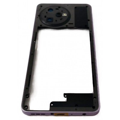 Middle Frame Ring Only For Blackview Oscal Tiger 12 Purple By - Maxbhi Com