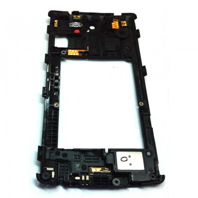 Lcd Frame Middle Chassis For Lg D725 Black By - Maxbhi Com