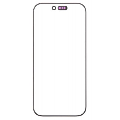 Replacement Front Glass For Apple Iphone 17 Black By - Maxbhi Com