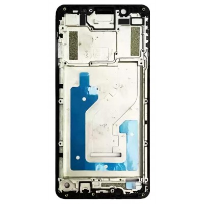 Lcd Frame Middle Chassis For Tecno Pop 6 Go White By - Maxbhi Com