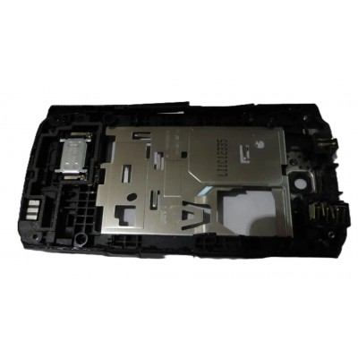 Lcd Frame Middle Chassis For Nokia Asha 305 Blue By - Maxbhi Com