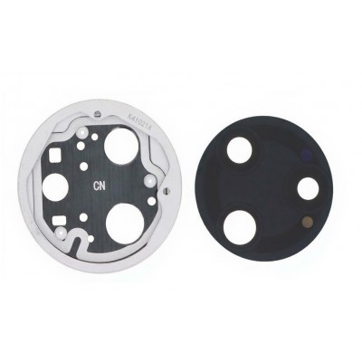 Camera Lens Glass With Frame For Xiaomi Poco F7 Pro Black By - Maxbhi Com