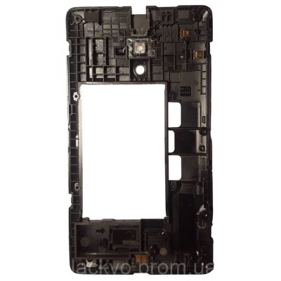 Middle Frame Ring Only For Nokia Xl Dual Sim Black By - Maxbhi Com