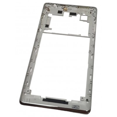 Middle Frame Ring Only For Lenovo Vibe Z K910 White By - Maxbhi Com