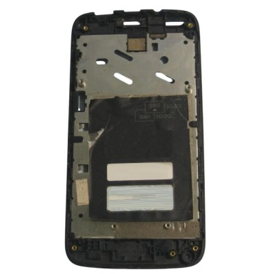 Lcd Frame Middle Chassis For Lenovo A390t White By - Maxbhi Com