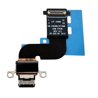 Charging Connector Flex Pcb Board For Samsung Galaxy Tab S11 Ultra By - Maxbhi Com