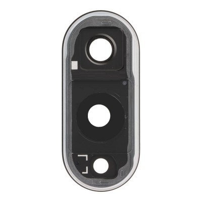 Camera Lens Glass With Frame For Samsung Galaxy S25 Edge Silver By - Maxbhi Com