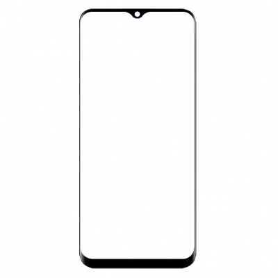 Replacement Front Glass For Itel P36 Pro Black By - Maxbhi Com