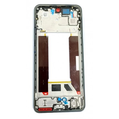 Lcd Frame Middle Chassis For Oppo F29 Pro 5g White By - Maxbhi Com