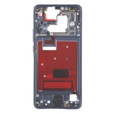 Lcd Frame Middle Chassis For Huawei Mate 20 White By - Maxbhi Com