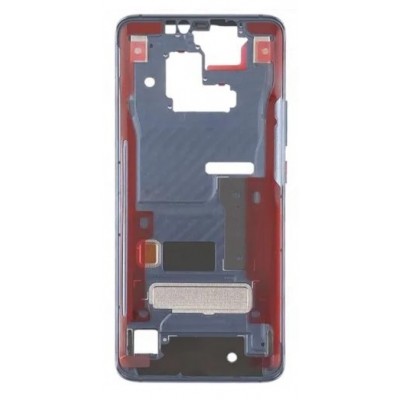 Lcd Frame Middle Chassis For Huawei Mate 20 White By - Maxbhi Com