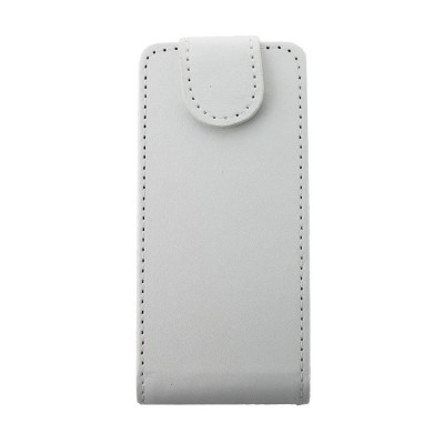 Flip Cover For Reliance Jio Bharat J1 White By - Maxbhi Com